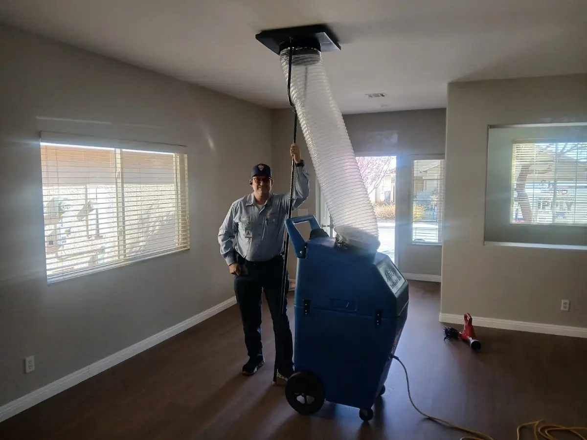 Professional Dryer Vent Cleaning work inside a Kahaluu-Keauhou home
